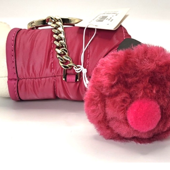 NEW Kate Spade Dachshund Claude Key Chain Festive Pink - Picture 9 of 15